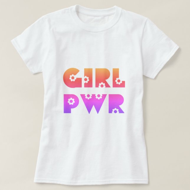 Girl Power T - Shirt (Design vorne)