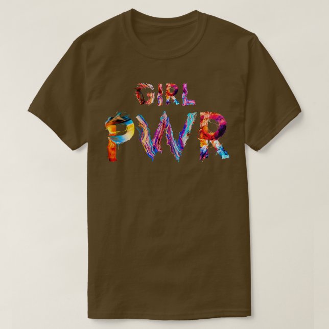 Girl-Power T-Shirt (Design vorne)