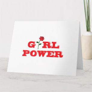 Girl Power T - Shirt - Phantastische Frauen Weibli Karte