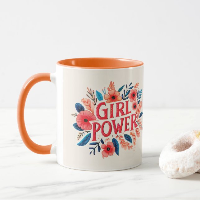 Girl-Power Tasse (Mit Donut)