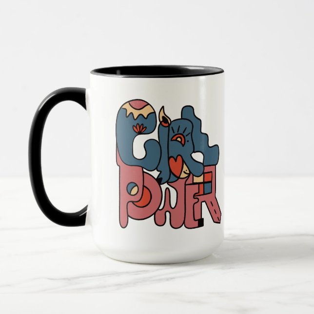 Girl-Power Tasse (Links)
