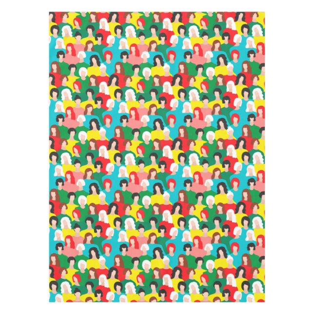 Girl-Power Tischdecke (Vorderseite)