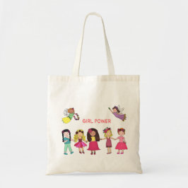 Girl Power Tote Bag Tragetasche