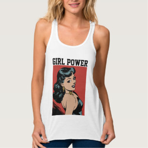 GIRL POWER Vintag Ladys T - Shirt