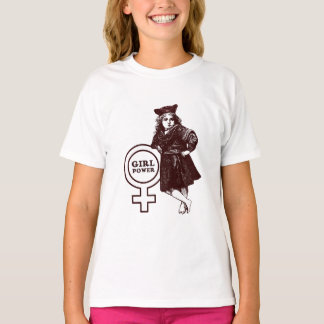 GIRL POWER Vintage-T-Shirt für Mädchen T-Shirt