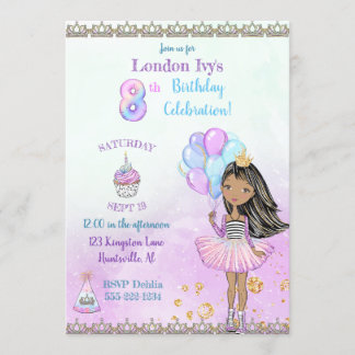 Girl Princess American Einladung