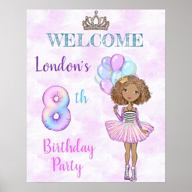 Girl Princess American Poster (Vorne)
