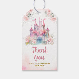 Girl Princess Royal Castle 5. Geburtstag Vielen Da Geschenkanhänger