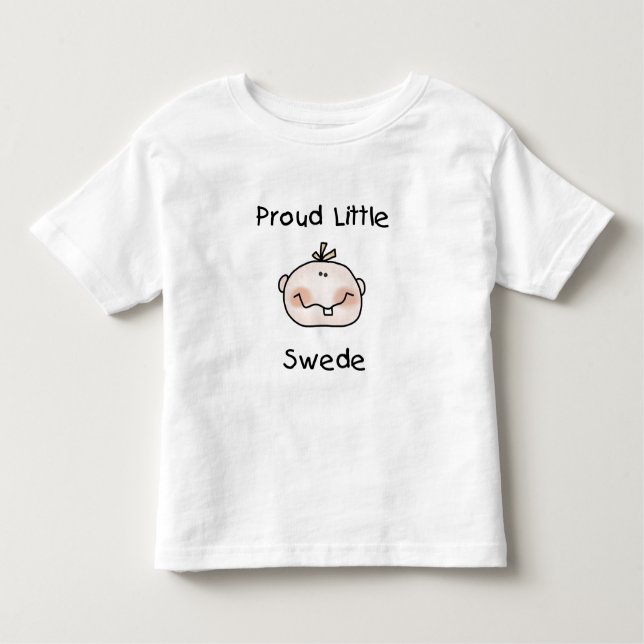 Girl Proud Swedish Baby Kleinkind T-shirt (Vorderseite)