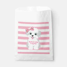 Girl Puppy Birthday Party Geschenktütchen