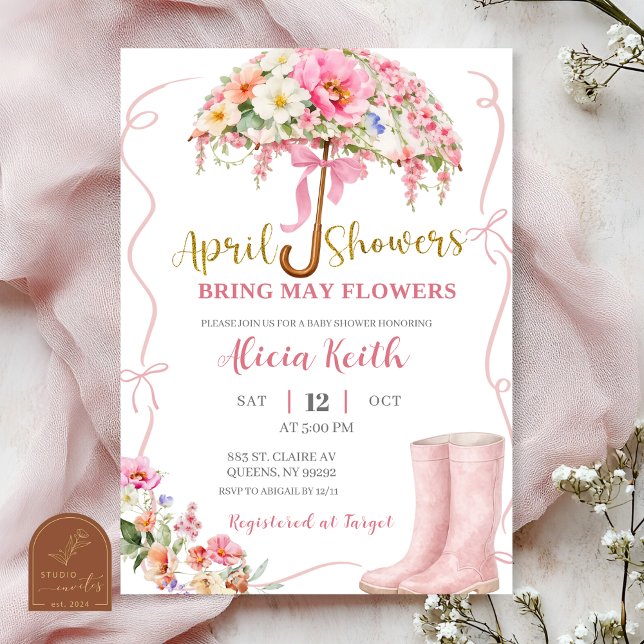 Girl Purple Shell Baby Shower Invitation Einladung (Von Creator hochgeladen)