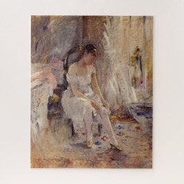 Girl Putting auf ihre Strümpfe (von Berthe Morisot Puzzle