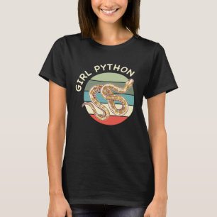 Girl Python Vintag Ball Python Pet Snake Tier T-Shirt