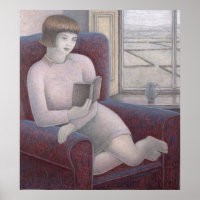 Girl Reading im Sessel 2009