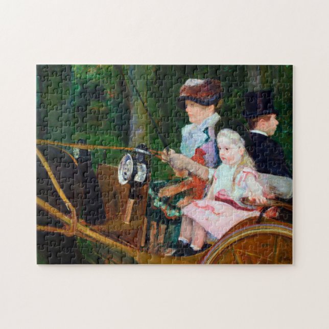 Girl Riding a Carriage, Mary Cassatt Puzzle (Horizontal)