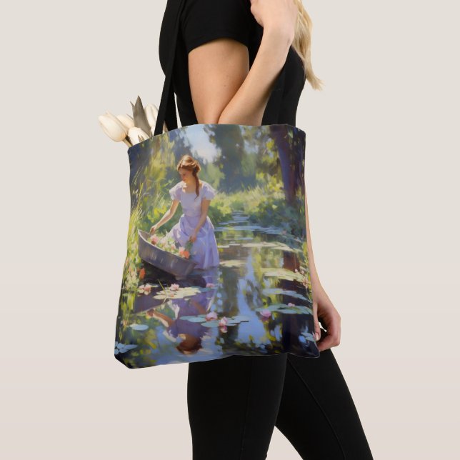 Girl River Impressionismus (Von Nahem)