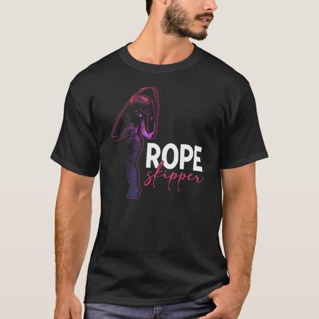 Girl Rope Skipper Jumping Rope Fitness Skippi T-Shirt (Vorderseite)