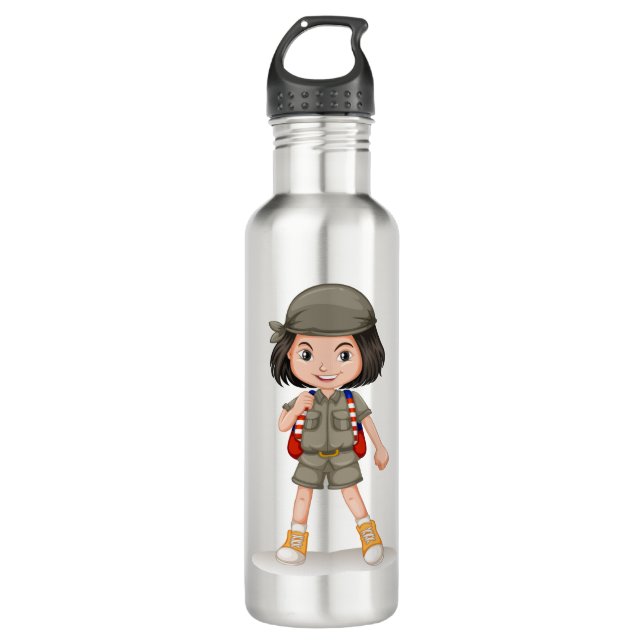Girl-Scout Edelstahlflasche (Vorderseite)