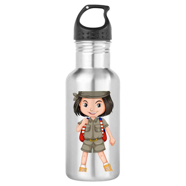 Girl-Scout Edelstahlflasche (Vorderseite)