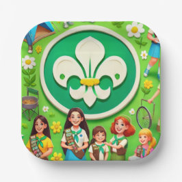 Girl Scout Honor Pappteller