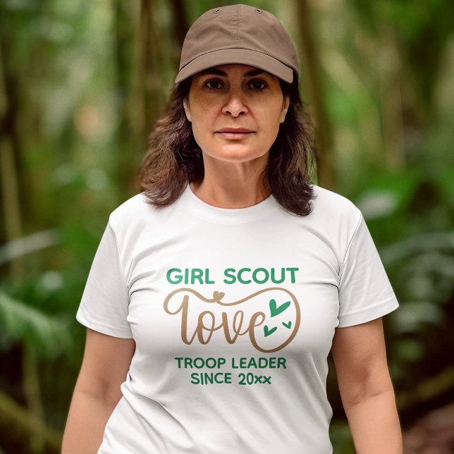 Girl Scout Love Troop Leader Custom T-Shirt (Von Creator hochgeladen)