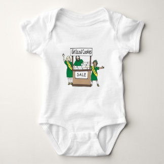 Girl_Scouts Baby Strampler