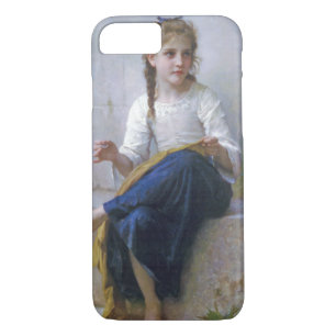 Girl Sewing, Bouguereau Case-Mate iPhone Hülle