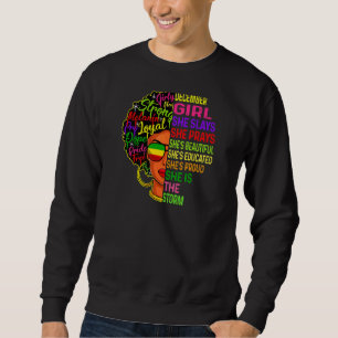 Girl She Slays & Prays Birthday Gi Sweatshirt