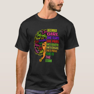 Girl She Slays & Prays Birthday Gi T-Shirt