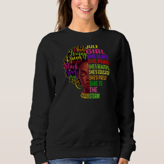 Girl She Slays & Prays Birthday Girls Sweatshirt