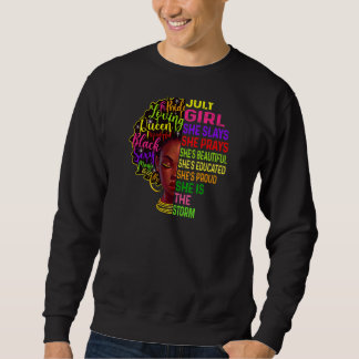 Girl She Slays & Prays Birthday Girls Sweatshirt
