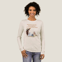 Girl Silent T-Shirt Tri-Blend Shirt