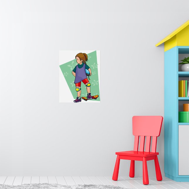 Girl Skateboarder Poster (Von Creator hochgeladen)