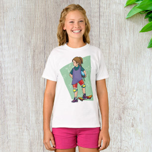 Girl Skateboarder T - Shirt