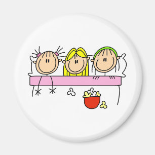Girl Slumber Party Magnet