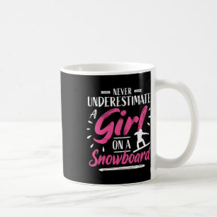 Girl Snowboarden - Snowboard Kaffeetasse