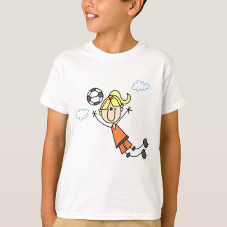 Girl Soccer Jump Tshirts und Geschenke