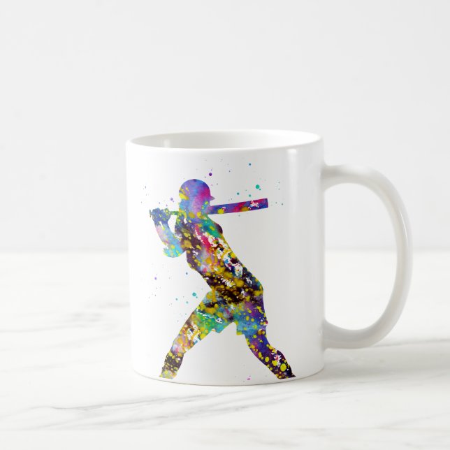Girl Softball Player Kaffeetasse (Rechts)