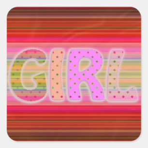 Girl Sticker