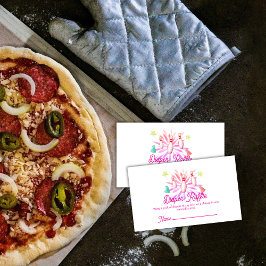 Girl Strike Up Bowling Diaper Raffle Baby Shower Begleitkarte