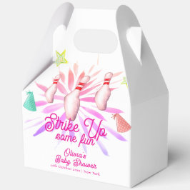 Girl Strike Up Bowling Sport Party Baby Shower Geschenkschachtel