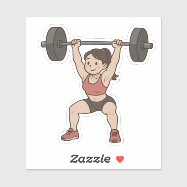 Girl Strong! Aufkleber (Blatt)