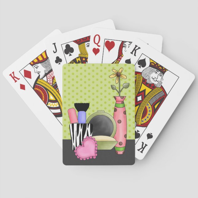 Girl Stuff Playing Cards Spielkarten (Rückseite)