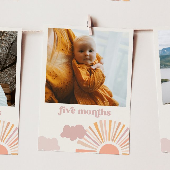 Girl Sun Monthly Banner - Fünf Monate Karte (Von Creator hochgeladen)