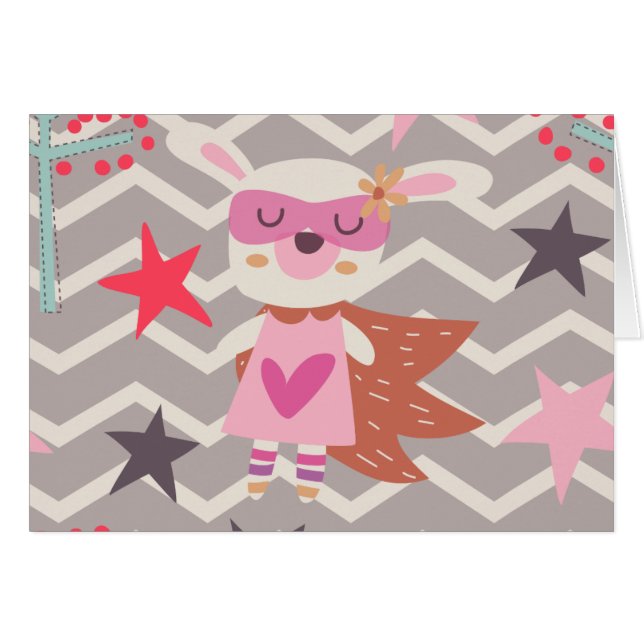 Girl Superhero Bunny (Vorderseite (Horizontal))