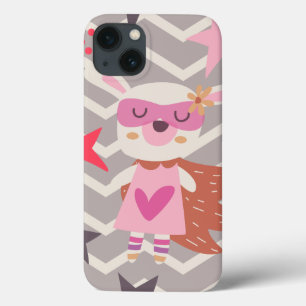 Girl Superhero Bunny Case-Mate iPhone Hülle