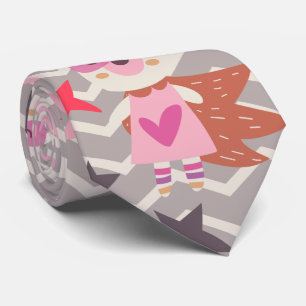 Girl Superhero Bunny Krawatte