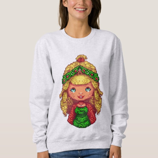 Girl Sweatshirt Christmas girl (Vorderseite)