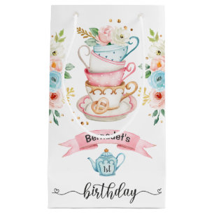 Girl Tee Party Geburtstag Kleine Geschenktasche Geschenktüte