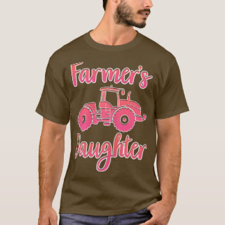Girl Tractor Lover von Bauern Tochter T-Shirt